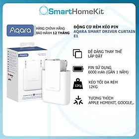 [Quốc tế] Bộ kéo rèm thông minh Aqara Curtain Driver E1 (Ray Thẳng/Ray Tròn) Dùng Pin Zigbee 3.0 - Hàng Chính Hãng - Support HomeKit, Alexa, Google Assistant and IFTTT