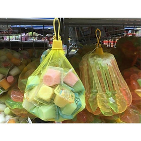 300g túi lưới đựng hoa quả, trái cây, thạch rau câu