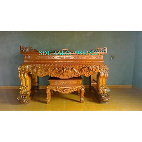 Mua sập thờ tứ linh bằng gỗ mít