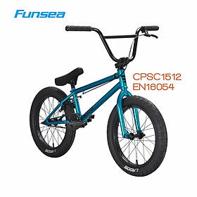 Xe đạp Funsea xe đạp 18 inch dành cho các cô gái bé trai BMX Bike Stunt Kids Teenage Child CPSC 1512 EN 16054 Màu sắc bóng loáng bóng tối Color: Teal Size: Other
