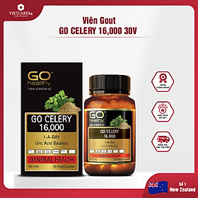 Viên Gout New Zealand Go Celery 16000mg 30 Viên | Giúp Hỗ Trợ Điều Trị Gout Từ Gốc - Nhập Khẩu Chính Hãng