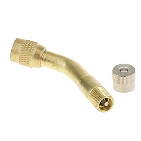 135 Degree Angled Wheel Tire Tyre Brass Valve Stem Extension Adapter for Car