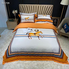 Bộ lụa thêu mã đáo thành công 4 món