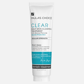 Kem Hỗ Trợ Trị Mụn Paula's Choice Clear Regular Strength Daily Skin Clearing Treatment With 2.5% Benzoyl Peroxide (67ml)
