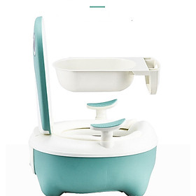 Bô Vệ Sinh Cho Bé - Bệ Ngồi Toilet Trẻ Em Có Chỗ Dựa Và Khay Hứng Vệ Sinh Tháo Lắp Dễ Dàng-hàng chính hãng