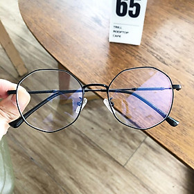 Gọng kính cận kim loại đa giác Lani 2979 - Lắp mắt cận theo yêu cầu