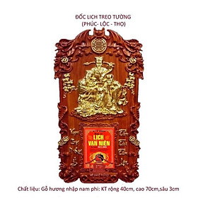 Mua Đốc lịch tết gỗ hương dùng trang trí không gian gia đình trong mỗi dịp tết đến xuân về