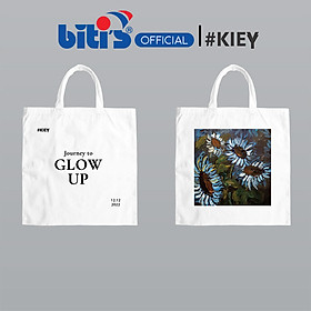[BST đặc biệt BITI'S X KIEY] Túi Tote vải canvas Kiey Sun Tote Bag BTU000200TRG (Trắng)