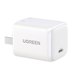 Ugreen 15329 30W Bộ sạc nhanh Nexode GaN USB Type-C PD3.0 qc4.0 Màu Trắng chuẩn cắm US cd319 - Hàng chính hãng