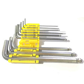 Mua Bộ Lục Giác Bi 9 Chi Tiết Chữ L Hệ Mét Thép CR-V