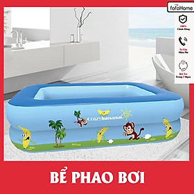 Bể Bơi Cho Bé Bể Phao Bơi Gia Đình 1m15, 1m3, 1m5, 1m8, 2m1, 2m5, 2m6, 2m9, 3m8 Hoạ Tiết Và Trơn Loại 2 Tầng Và 3 Tầng Thành Cao Có Đế Chống Trượt