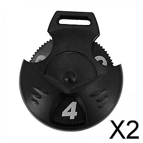 2xInterchangeable Number Tag Golf Wood Clubs Golf Club Head Cover Number Tags Round Edge 3cm