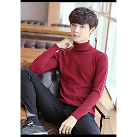 Áo len nam cổ lọ tay dài Hàn Quốc chất len dệt kim đẹp,mềm mịn, không xù giữ nhiệt tốt thời trang cao cấp ABABA ABA-LOM9
