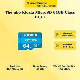 Mua Thẻ nhớ Kioxia MicroSD 64GB Class 10_U1 - Hàng chính hãng