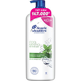 Combo 2 Dầu Gội Head & Shoulders Bạc Hà Mát Lạnh (1200ml)