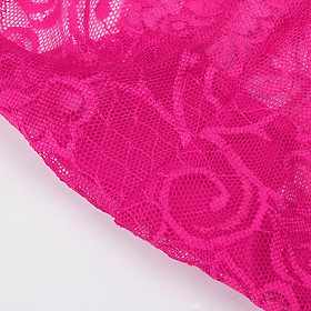 Women Sheer Lace Flower Thongs Ladies Underwear Panties Briefs Intimate Lingerie Underpants