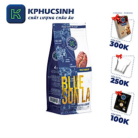 Cà phê rang xay và hạt rang K-Coffee Robusta Arabica chuẩn xuất khẩu Blue