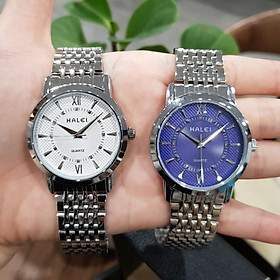 Đồng hồ nam Halei dây thép bạc cao cấp chính hãng Tony Watch 68