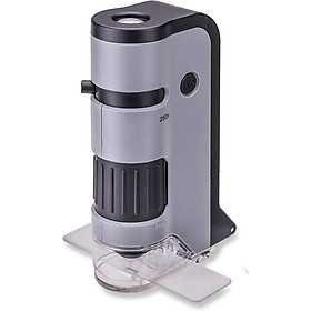Mua Kính hiển vi bỏ túi cao cấp MicroFlip MP-250 (Phóng đại 100x -250x) có đèn tia cực tím UV. MicroFlip 100x-250x LED UV Pocket Microscope with Smartphone Clip - Hàng chính hãng