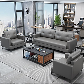Mua Bộ sofa văn phòng cao cấp Juno Sofa kèm ghế đơn HVPCT-14