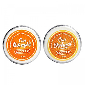 Bộ Cao vỏ bưởi (30ml) + Cao tinh nghệ (30ml) cocoon mờ thâm nám, tàn nhang