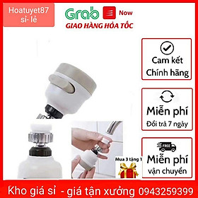 Đầu Vòi Nối Rửa Bát/Chén Tăng Áp Xoay 360 Độ- Vòi nước tăng áp lực cho bồn rửa