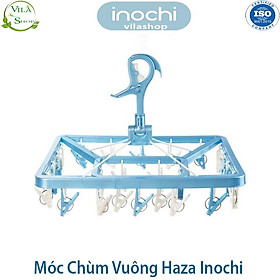 Mua Móc Chùm Phơi Quần Áo  Móc Chùm Vuông Hazza  Móc Quần Áo Trẻ Em Nhựa Cao Cấp Inochi