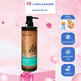 [+Tặng mũ trùm] Collagen MASARONI Rich Biotin - Kem hấp ủ tóc phục hồi siêu mượt tóc Canada 800ml