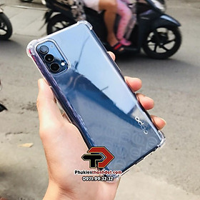 Ốp lưng dành cho OPPO Reno4, Reno4 Pro trong suốt chống sốc