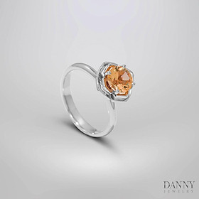Nhẫn Nữ Danny Jewelry Bạc 925 Đá Màu Xi Kim Loại N0028Ci/Sm/Am