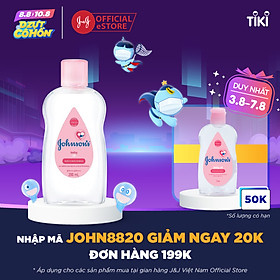 Dầu dưỡng ẩm mát xa Johnson's Baby (200ml)