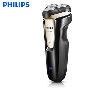 Máy cạo râu khô và ướt nhãn hiệu Philips S1020 công suất 2W tích hợp 3 lưỡi cạo cao cấp - Hàng Nhập Khẩu