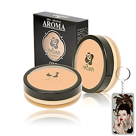 Kem che khuyết điểm Aroma Cover Foundation Hàn Quốc 14g tăng kèm móc khoá