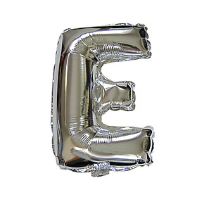 Bong bóng chữ cái màu bạc 35 cm (chọn chữ A - Z)