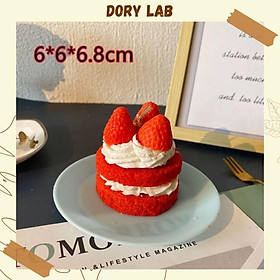 Mua Nến Thơm Hình Bánh Sinh Nhật Dâu Tây Handmade  Quà Tặng Độc Đáo  Phụ Kiện Decor - Dory Lab