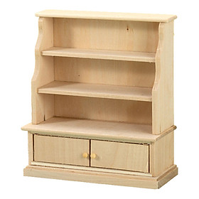 1:12 Dollhouse Wooden Cabinet Lockers Furniture Model Mini for Bedroom Decor