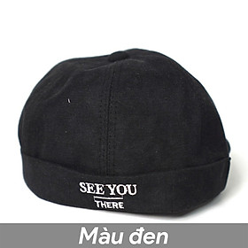 Nón Beanie vành tròn ️ Mũ tròn SEE YOU phong cách Retro Hàn Quốc form Unisex nam nữ N04