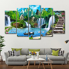 Tranh Treo Tường Phong Thủy Sơn Thủy Hữu Tình 16