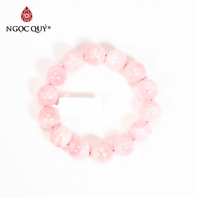 Vòng tay đá thạch anh hồng mệnh hỏa, thổ - Ngọc Quý Gemstones