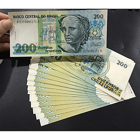 Mua  TIỀN CỔ SƯU TẦM  BRASIL 200 CRUZEIROS 1990 UNC P.229