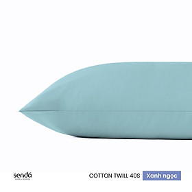 Mua Vỏ gối Cotton Twill Hàn Quốc 50x70 45x65 cm Sen Đá Home Bedding trơn màu  bao áo gối nằm cotton 40s thô lụa cao cấp