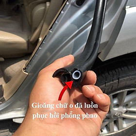 15 mét gioăng luồn silicon phục hồi gioăng nguyên bản đủ cho 1 xe,gioăng chống ồn,gioăng ô tô (4 cửa 15m ) )