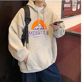 Áo Hoodie Tay Dài Phối Nhung In Chữ Thời Trang Hàn Quốc Dành Cho Nam Nữ