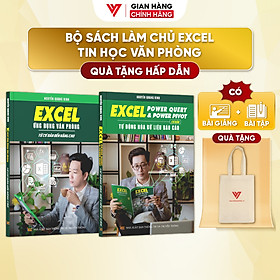 Combo 2 Sách Power Query & Power Pivot Và Excel Cơ Bản Đến Nâng Cao Kèm Video Khóa Học