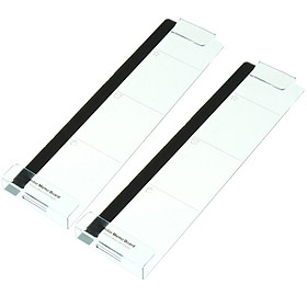 Siaonvr 2PC Computer Monitor Screen Memo Board Pads Side Panel Sticky Reminder Holders
