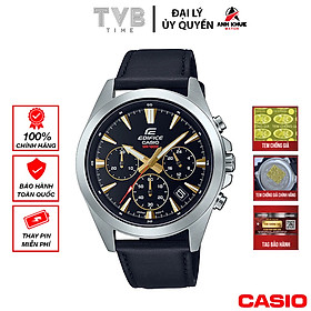 Đồng hồ nam dây da Casio Edifice chính hãng EFV-630L-1AVUDF (43mm)