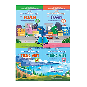 Sách Combo Bài Tập Phát Triển Năng Lực Môn Toán + Tiếng Việt Lớp 4 ( Theo chương trình GDPT 2018 ) (Kết Nối)