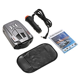 12V Car Vehicle Radar Detector LED Display Speed Control Detector V9 Speed Voice Alert Warning Device Russia / English