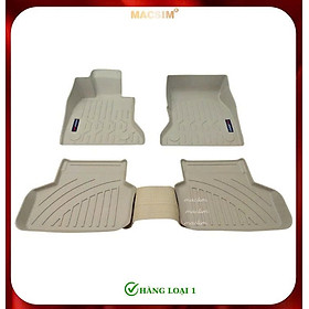 Thảm lót sàn xe ô tô VinFast Lux A 2017-đến nay Nhãn hiệu Macsim màu be chất liệu nhựa TPV cao cấp