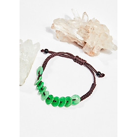 Vòng tay thắt dây đá đào hoa mệnh hỏa , mộc - Ngọc Quý Gemstones